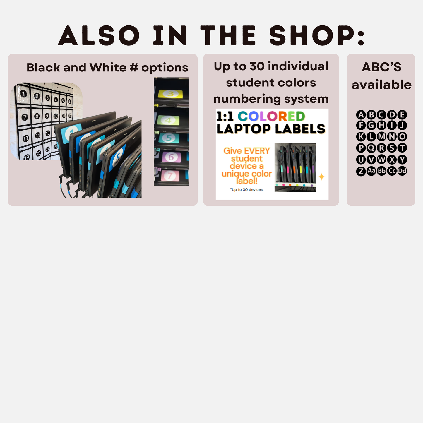 Classroom numbers and Chromebook Labels for classroom organization must have teacher tool for classroom management in elementary classroom
