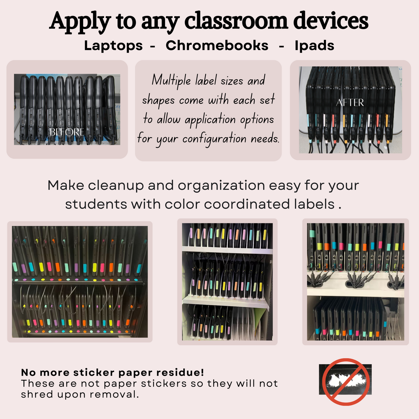 Classroom numbers and Chromebook Labels for classroom organization mus ...