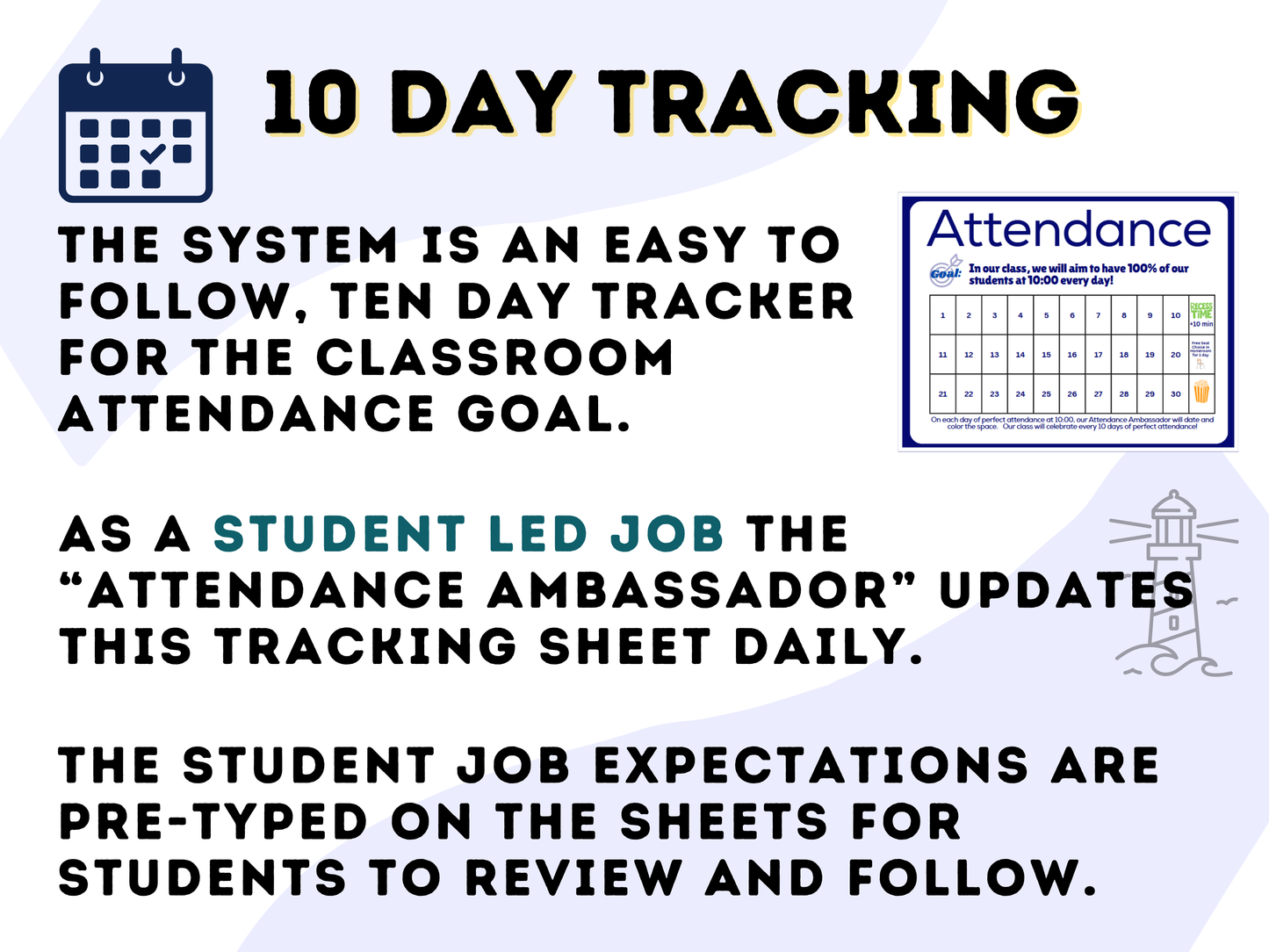 Attendance Goal Tracking System