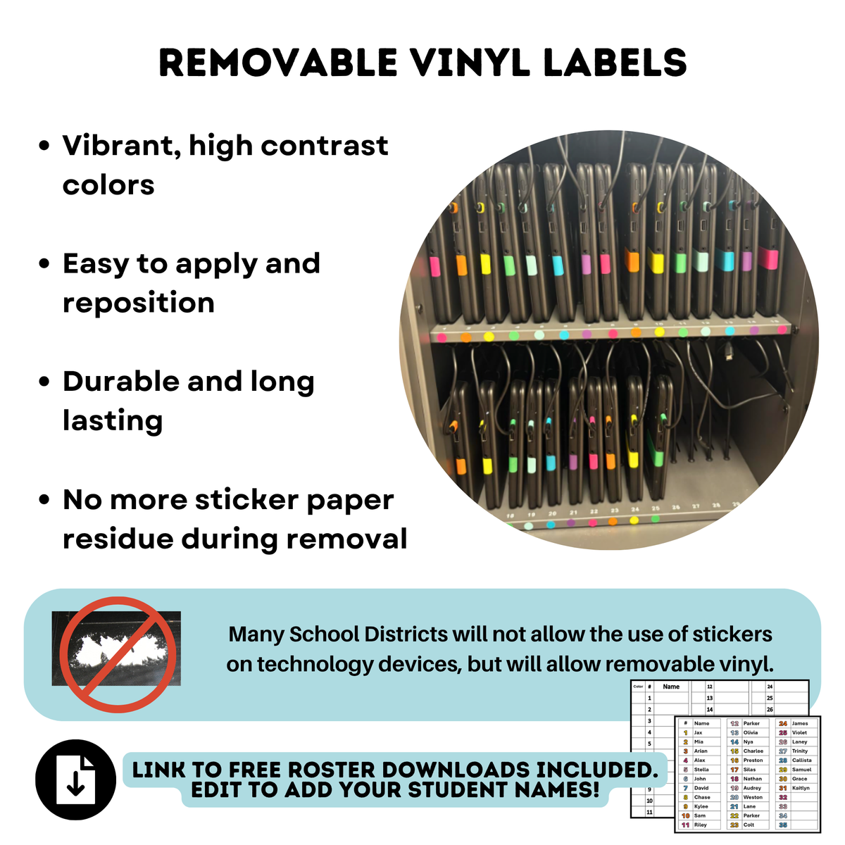 Classroom Chromebook Label Pack