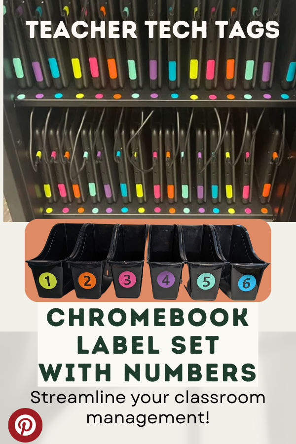 Teachers can easily organize their classroom Chromebooks, laptops, or iPads with our durable, color-coded labels and number sets, ensuring a personalized and efficient management system for students.